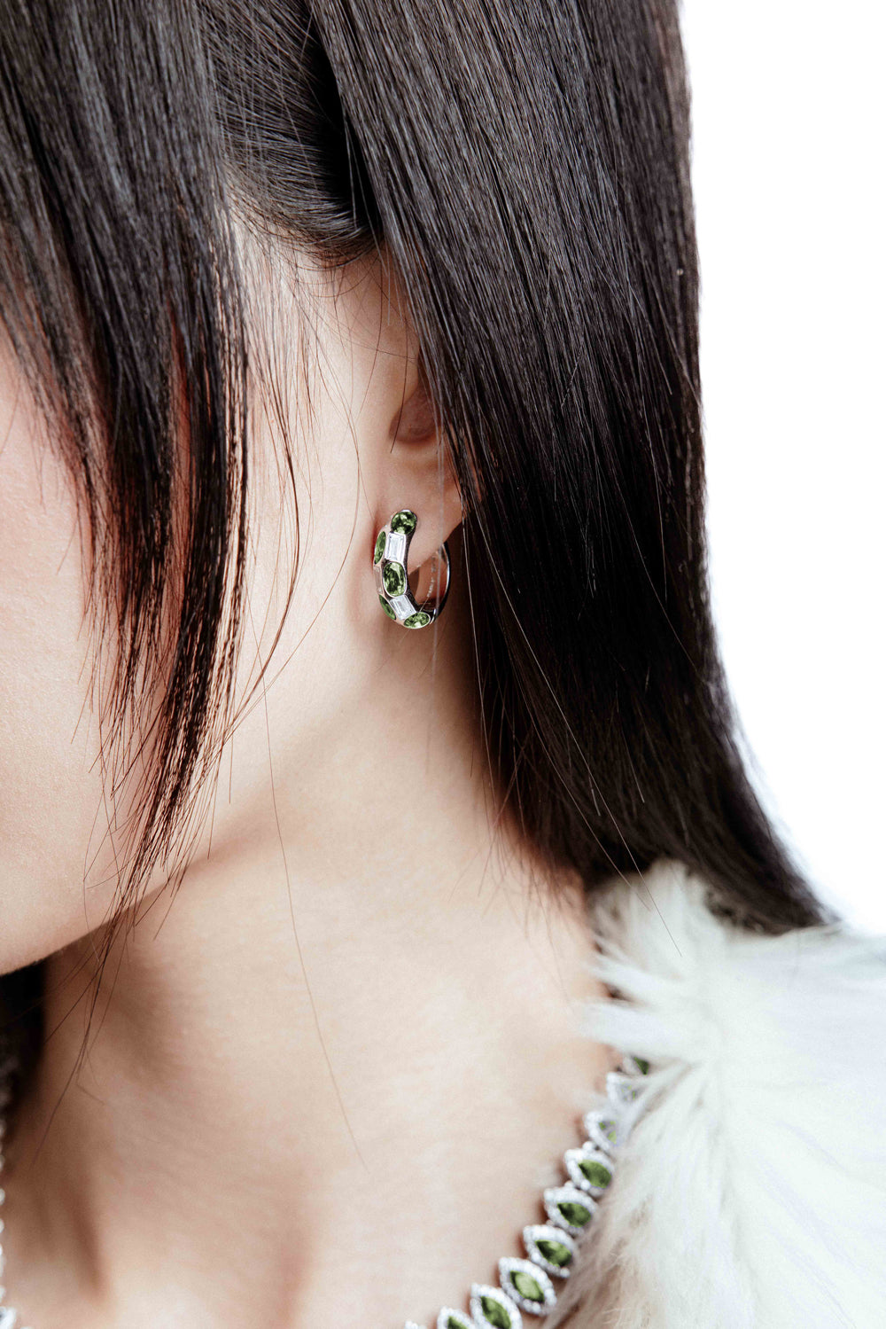 DARKAI Peridot Stones Earrings Main Picture