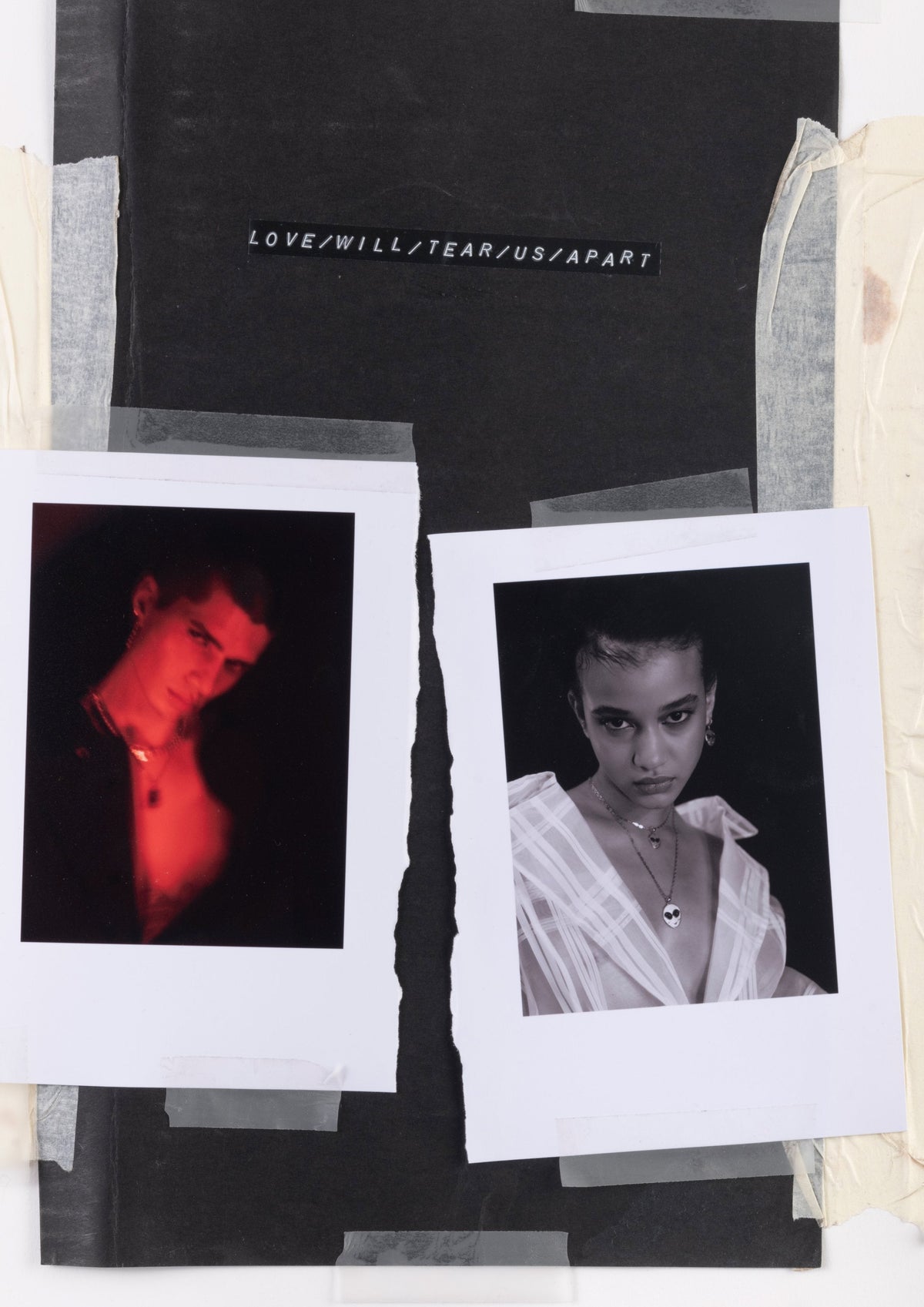 DARKAI Raw Energy Lookbook SS22 Man and Women pictures on paper