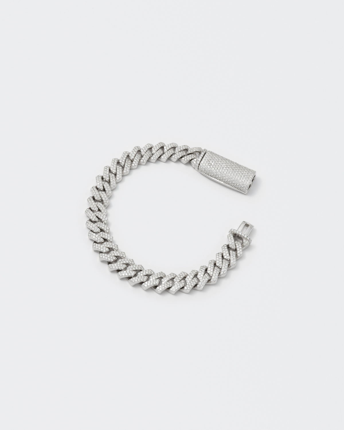 DARKAI Fine Jewelry White Mini Prong Pavé Bracelet Picture