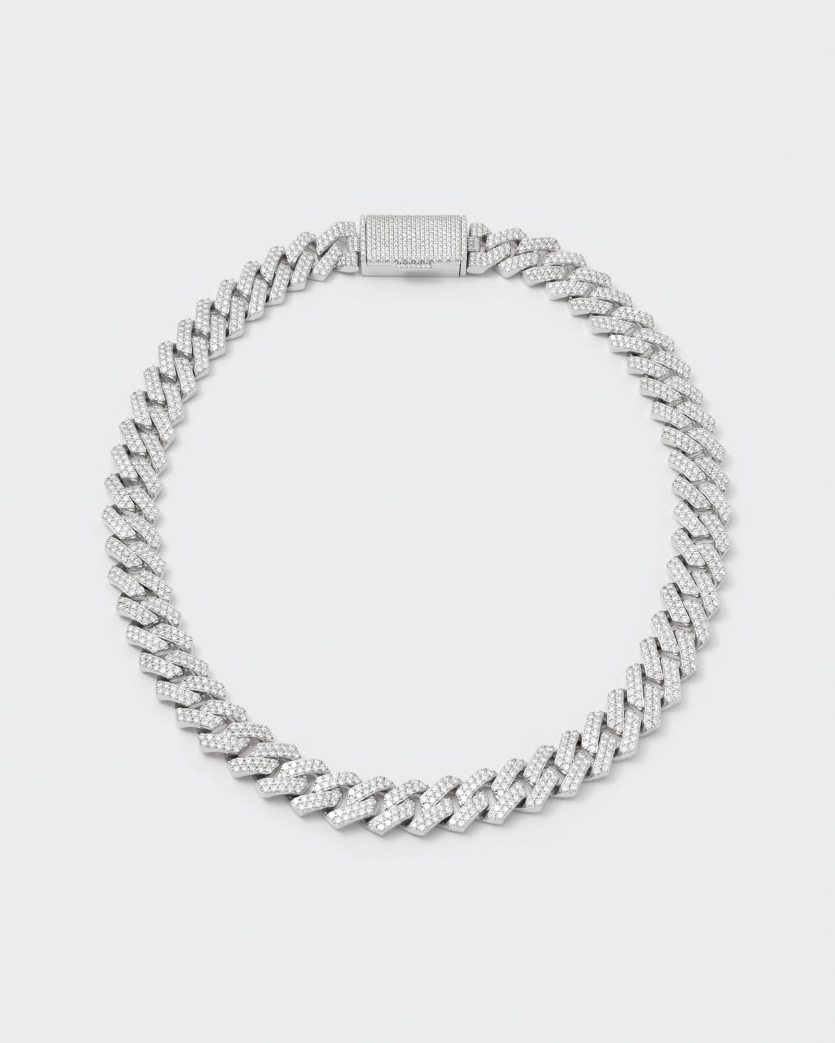 DARKAI Fine Jewelry White Prong Pavé Necklace Picture