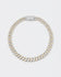 14mm White & Yellow Prong Pavé Necklace