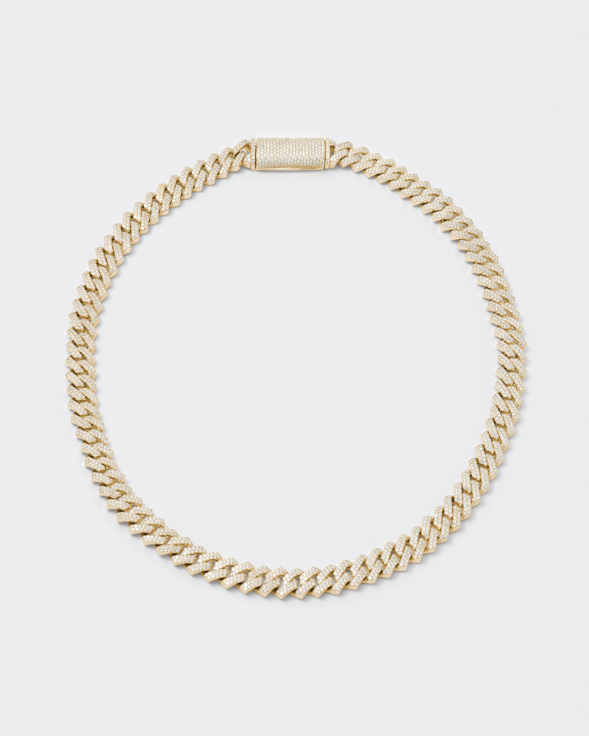DARKAI Fine Jewelry Yellow Mini Prong Pavé Necklace Picture