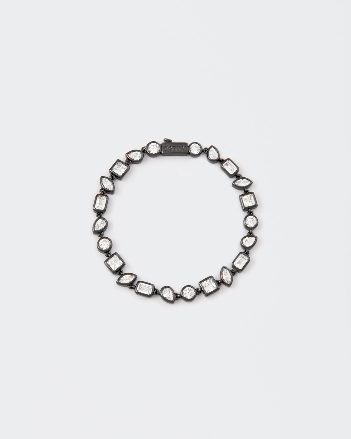 DARKAI Mixed Bezels Black Bracelet