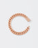 Rose Cuban Edge Bracelet