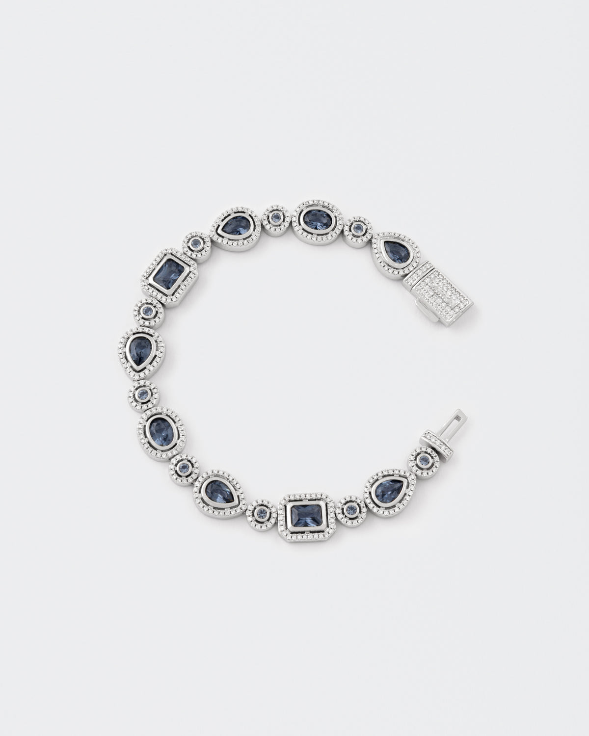 DARKAI Mixed Bezels Pave Bracelet Main Picture
