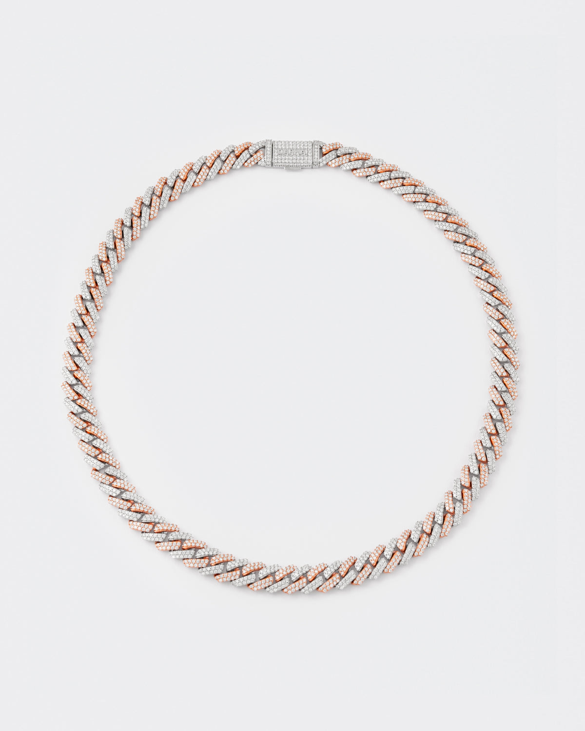 DARKAI Mini Prong Pavé Two-Tone Necklace Main Picture