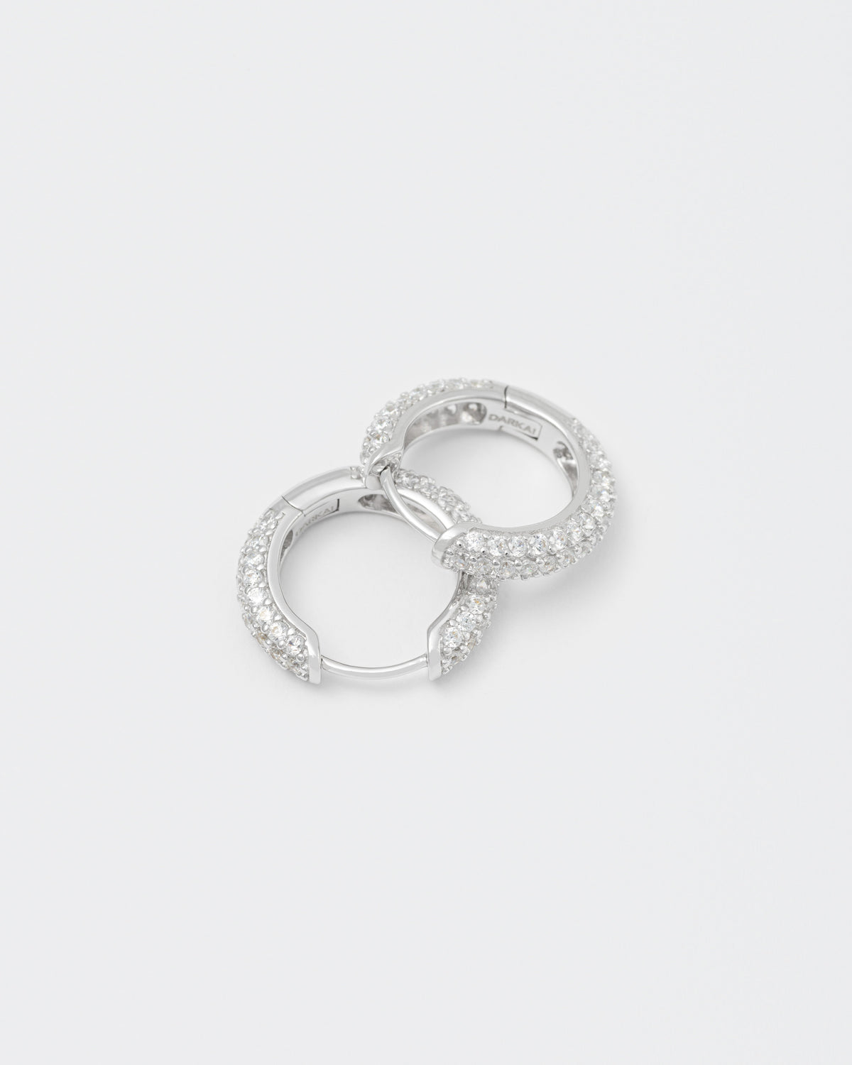 DARKAI Hoop Pavé Earrings Main Picture
