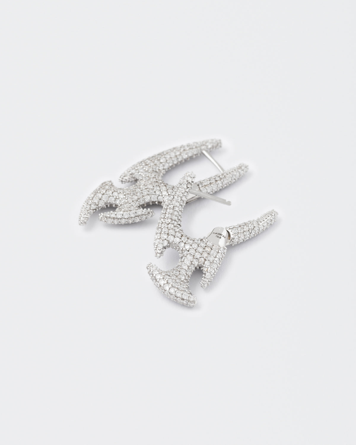 DARKAI x GLB Capsule Collecion Tribal Earrings Pavé