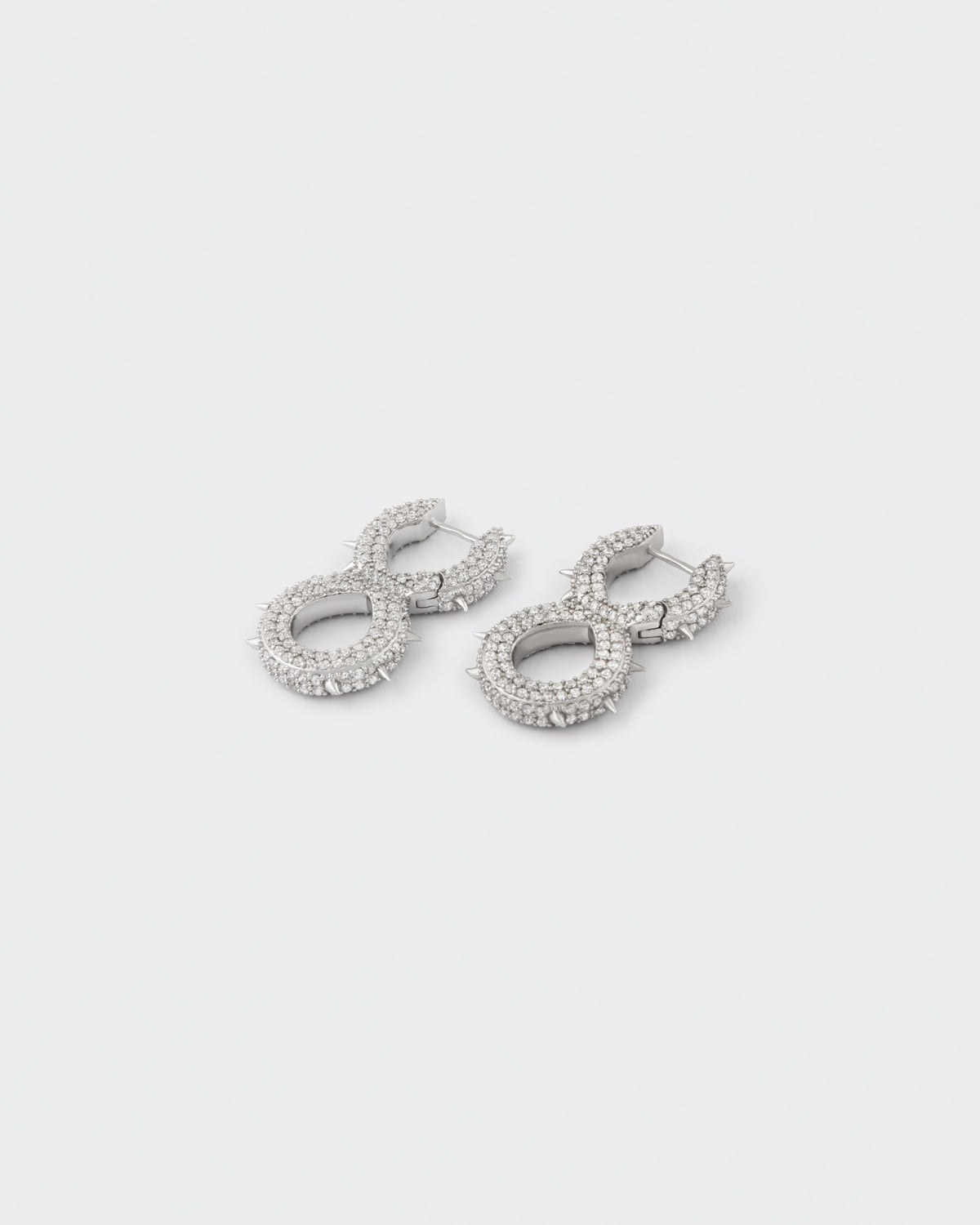 DARKAI Spiked Infinity Earrings Product Picture