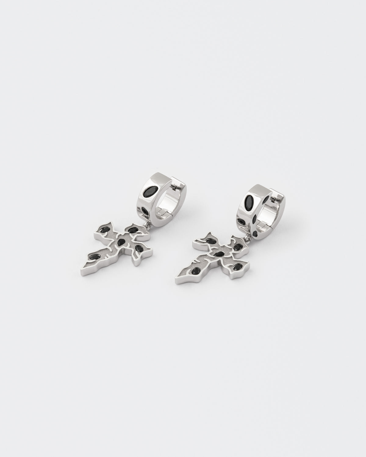 DARKAI Tipsy Cross Earrings