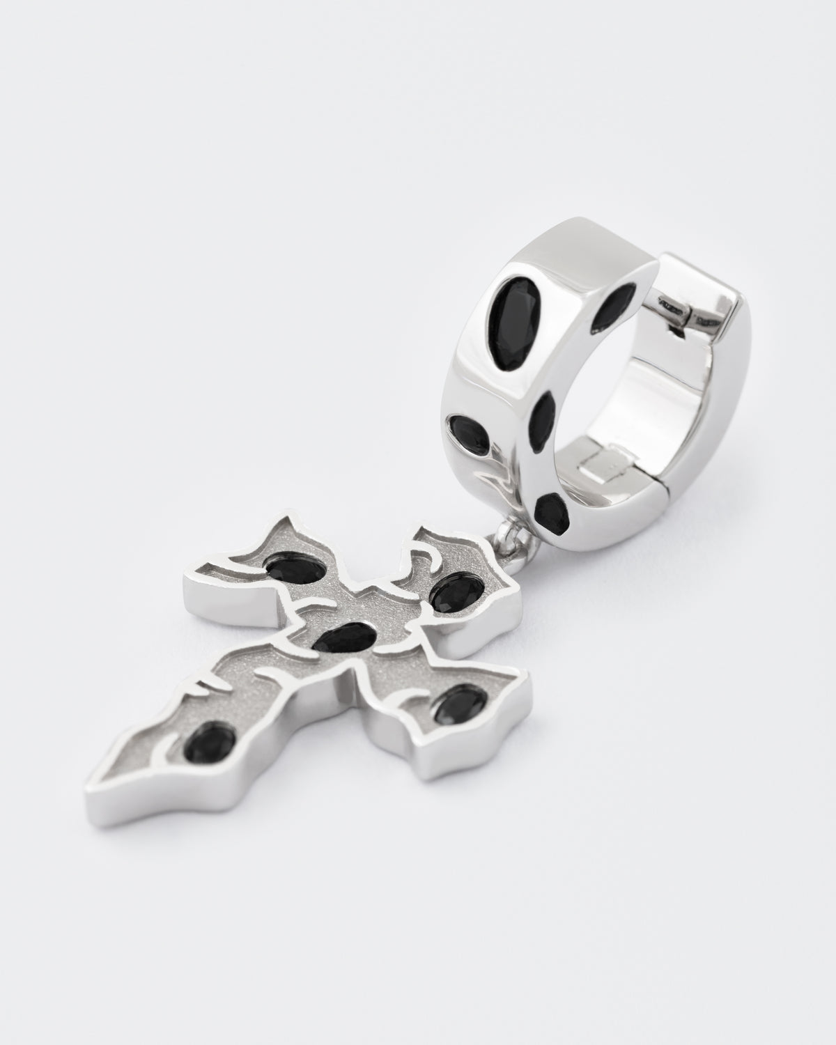 DARKAI Tipsy Cross Earrings Detail