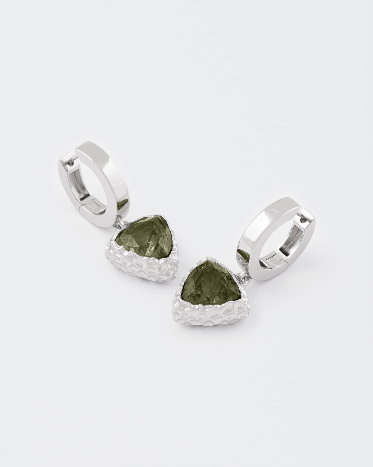 DARKAI Trillion Tourmaline Earrings detail picture