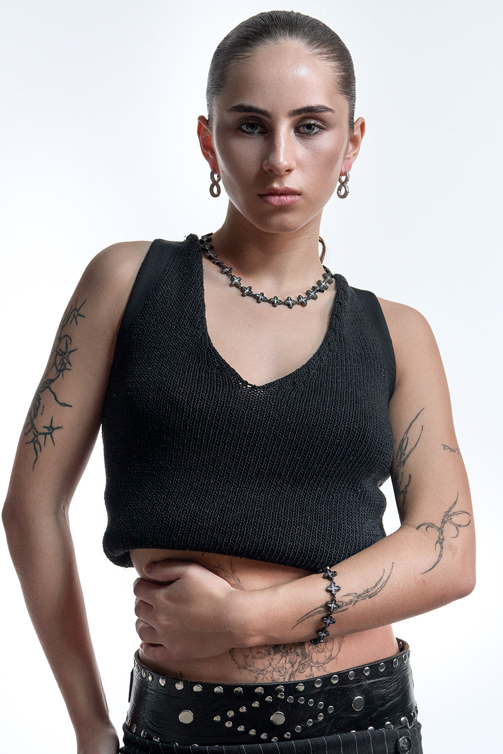 DARKAI Black Clover Baguettes Set on Female Model