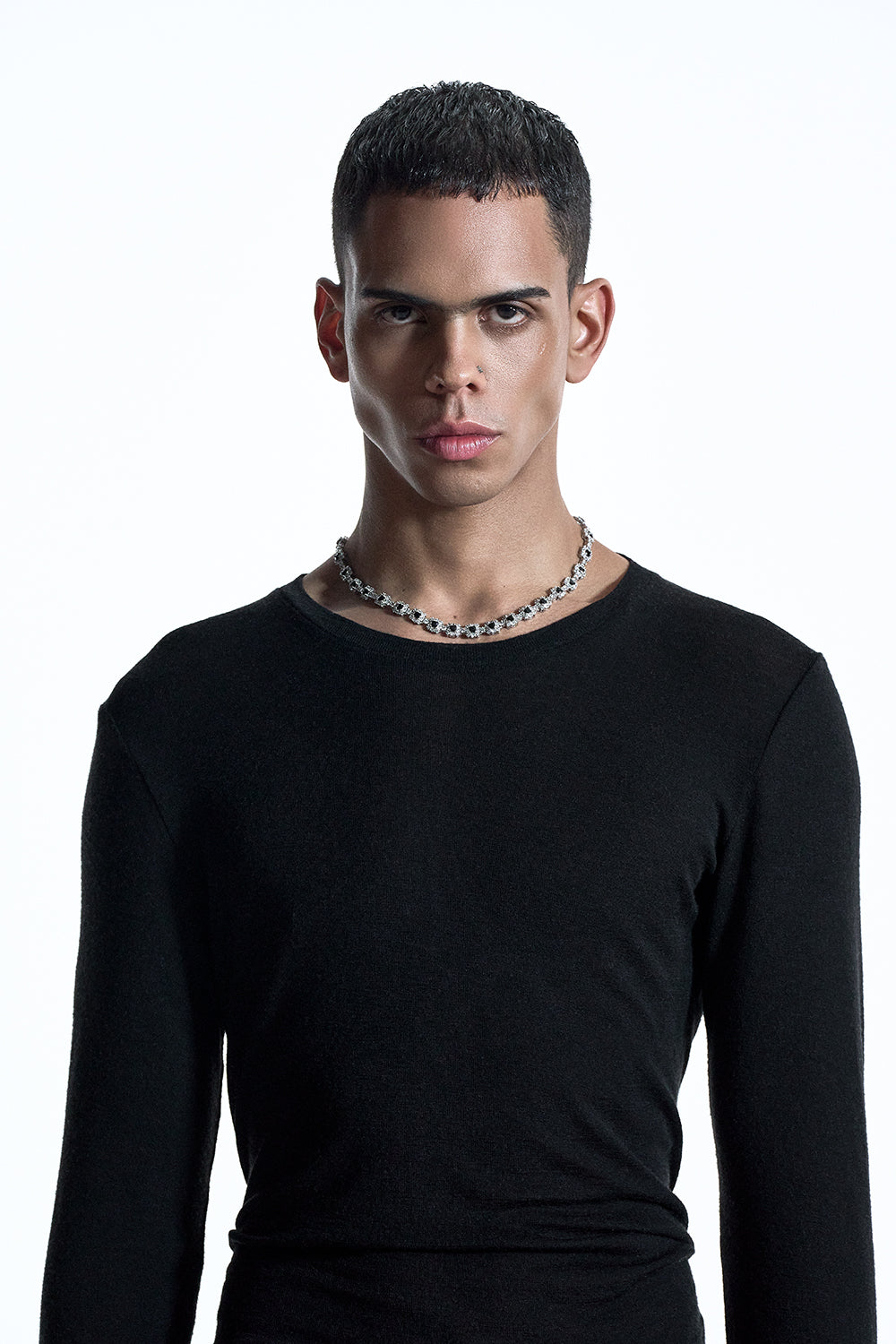 DARKAI Stud Necklace on Male Model