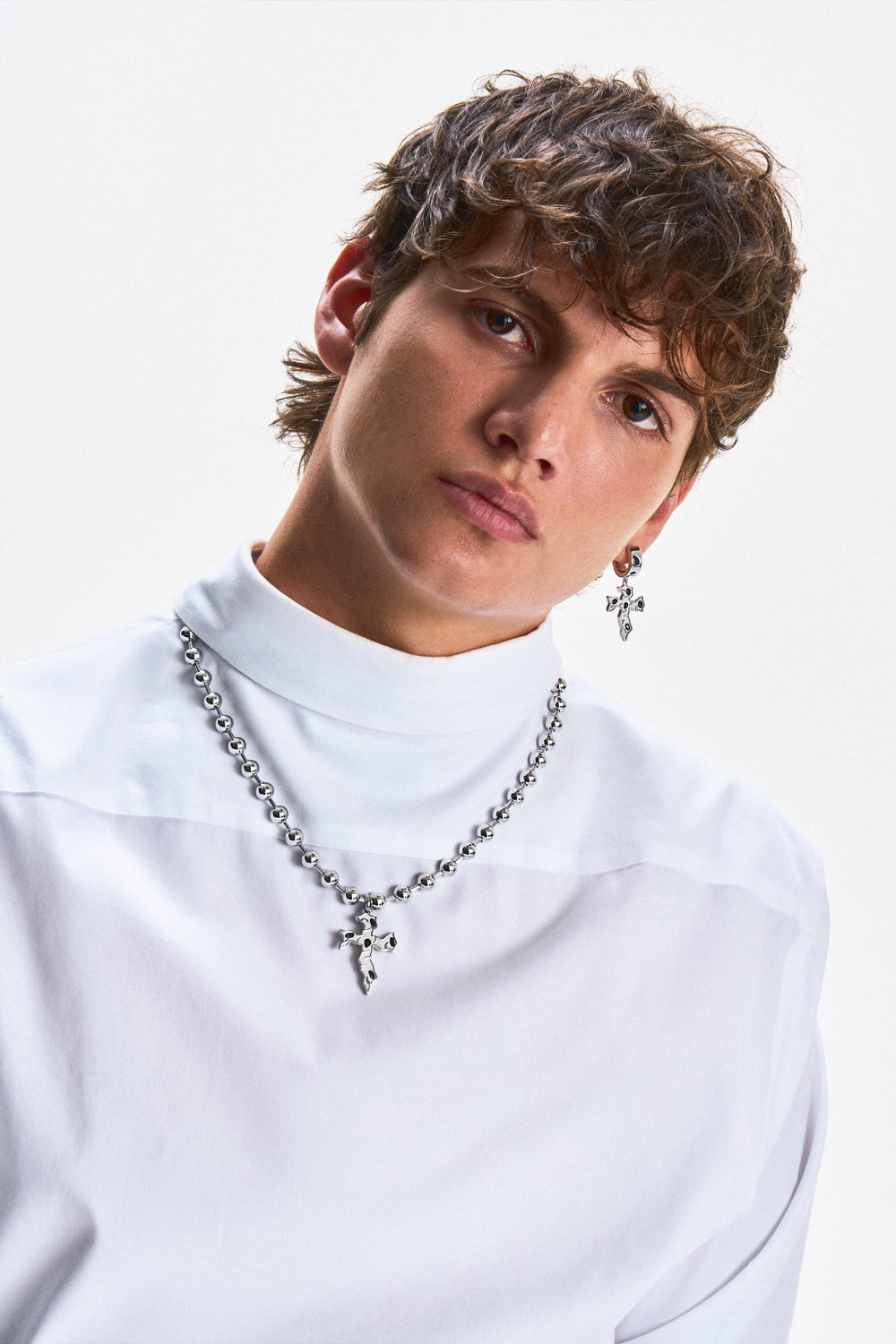 DARKAI Tipsy Cross Earrings